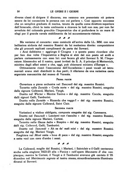 Le opere e i giorni rassegna mensile di politica, lettere, arti, etc