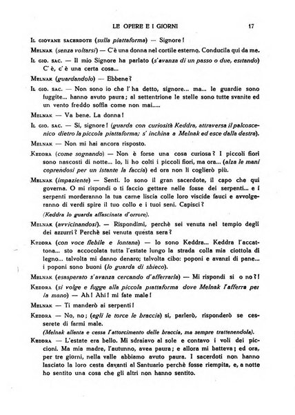 Le opere e i giorni rassegna mensile di politica, lettere, arti, etc