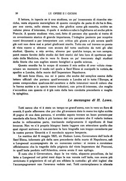 Le opere e i giorni rassegna mensile di politica, lettere, arti, etc