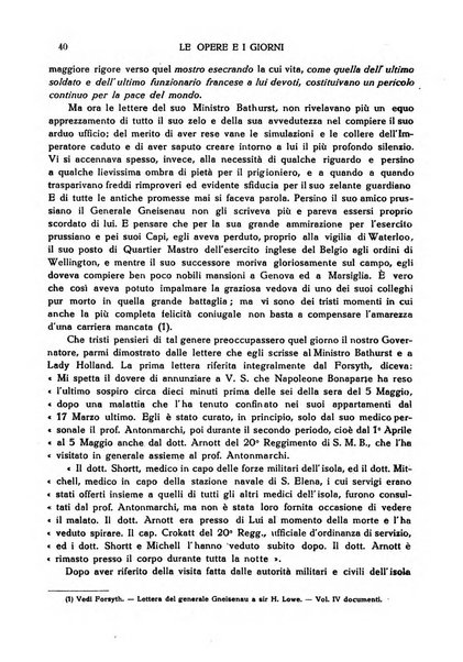 Le opere e i giorni rassegna mensile di politica, lettere, arti, etc