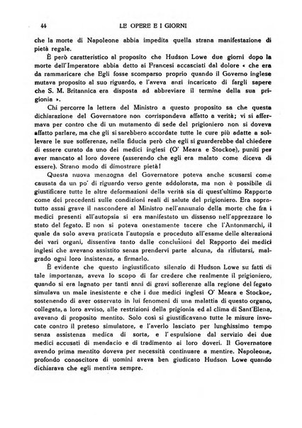 Le opere e i giorni rassegna mensile di politica, lettere, arti, etc