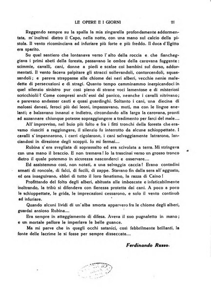 Le opere e i giorni rassegna mensile di politica, lettere, arti, etc