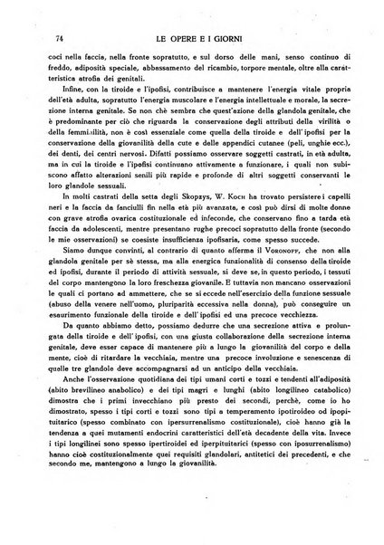 Le opere e i giorni rassegna mensile di politica, lettere, arti, etc