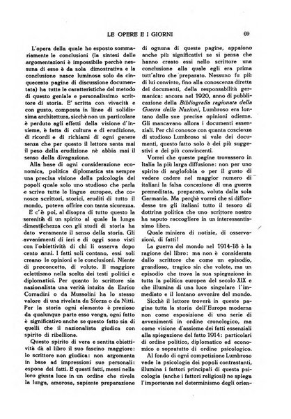 Le opere e i giorni rassegna mensile di politica, lettere, arti, etc