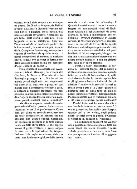 Le opere e i giorni rassegna mensile di politica, lettere, arti, etc