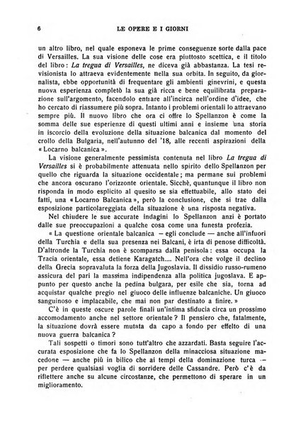 Le opere e i giorni rassegna mensile di politica, lettere, arti, etc