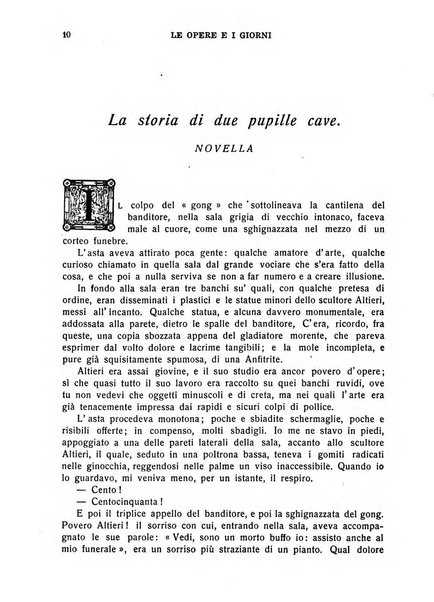 Le opere e i giorni rassegna mensile di politica, lettere, arti, etc