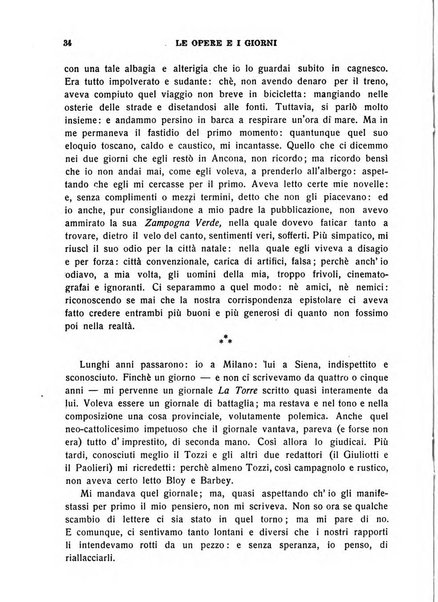 Le opere e i giorni rassegna mensile di politica, lettere, arti, etc