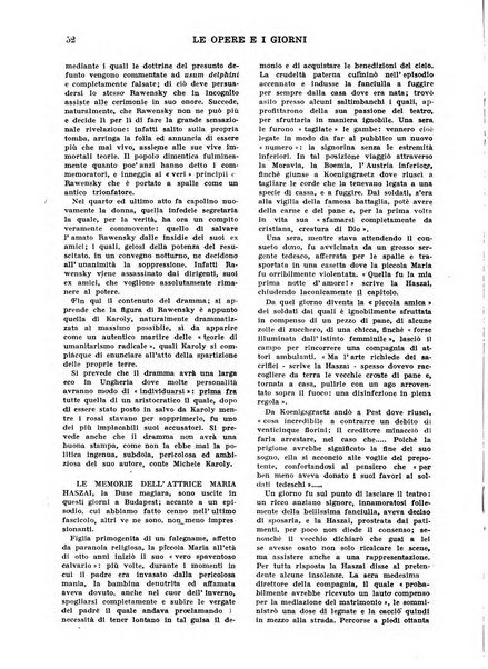 Le opere e i giorni rassegna mensile di politica, lettere, arti, etc