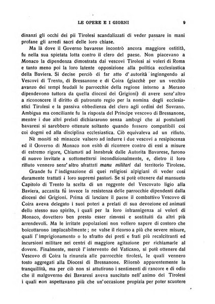 Le opere e i giorni rassegna mensile di politica, lettere, arti, etc