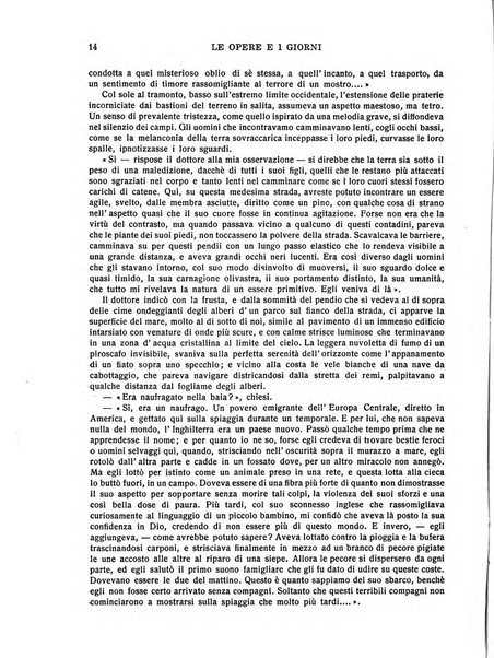 Le opere e i giorni rassegna mensile di politica, lettere, arti, etc