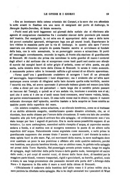 Le opere e i giorni rassegna mensile di politica, lettere, arti, etc