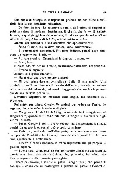 Le opere e i giorni rassegna mensile di politica, lettere, arti, etc