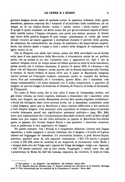 Le opere e i giorni rassegna mensile di politica, lettere, arti, etc