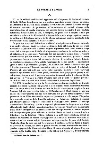 Le opere e i giorni rassegna mensile di politica, lettere, arti, etc