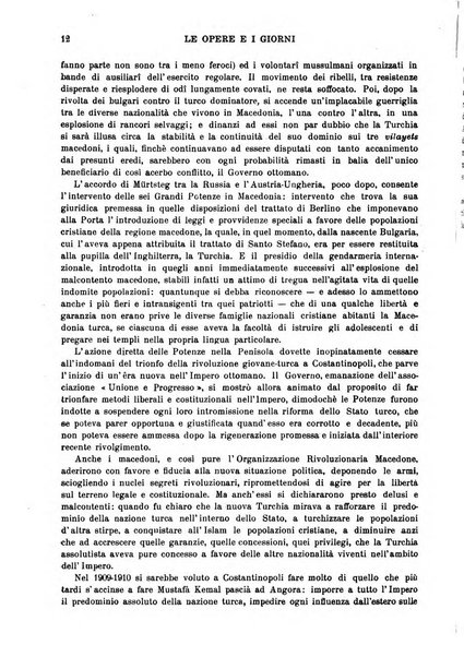 Le opere e i giorni rassegna mensile di politica, lettere, arti, etc