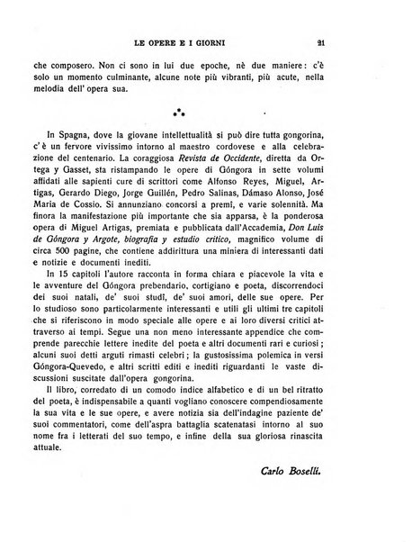 Le opere e i giorni rassegna mensile di politica, lettere, arti, etc