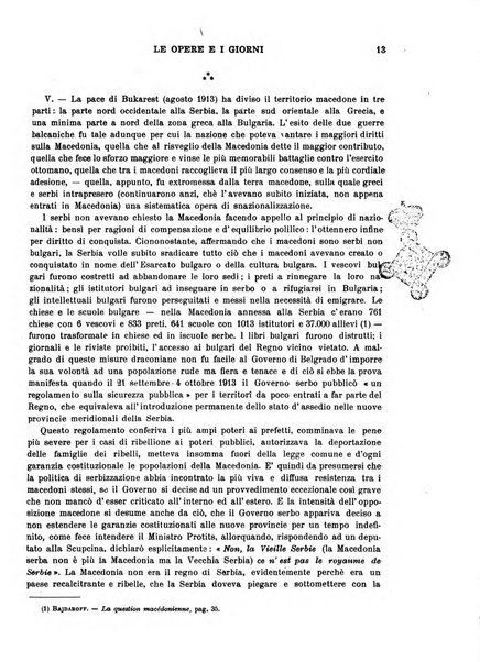 Le opere e i giorni rassegna mensile di politica, lettere, arti, etc