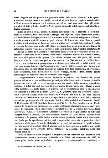 Le opere e i giorni rassegna mensile di politica, lettere, arti, etc