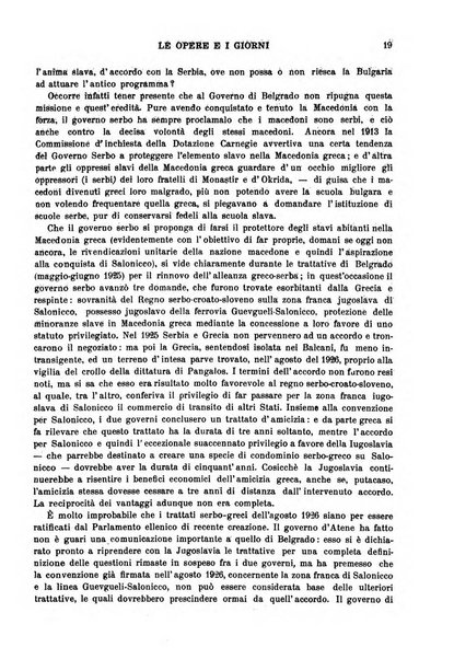 Le opere e i giorni rassegna mensile di politica, lettere, arti, etc