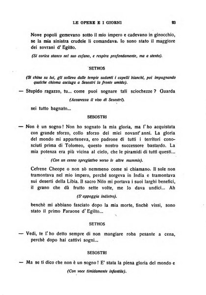 Le opere e i giorni rassegna mensile di politica, lettere, arti, etc