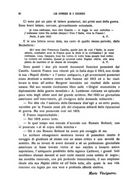 Le opere e i giorni rassegna mensile di politica, lettere, arti, etc