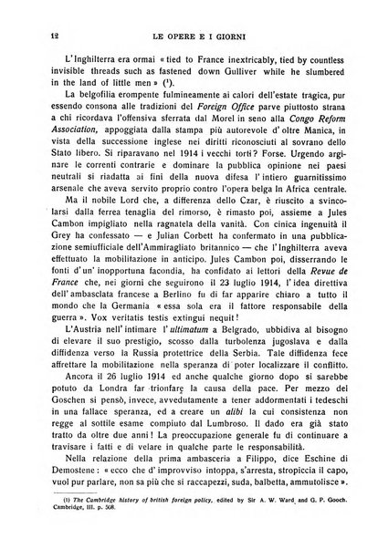 Le opere e i giorni rassegna mensile di politica, lettere, arti, etc