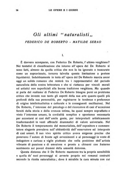 Le opere e i giorni rassegna mensile di politica, lettere, arti, etc