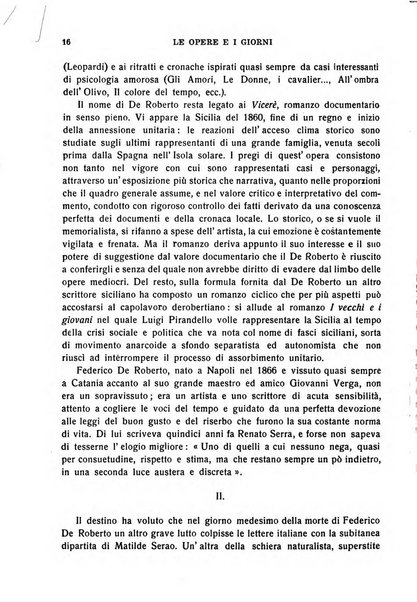 Le opere e i giorni rassegna mensile di politica, lettere, arti, etc