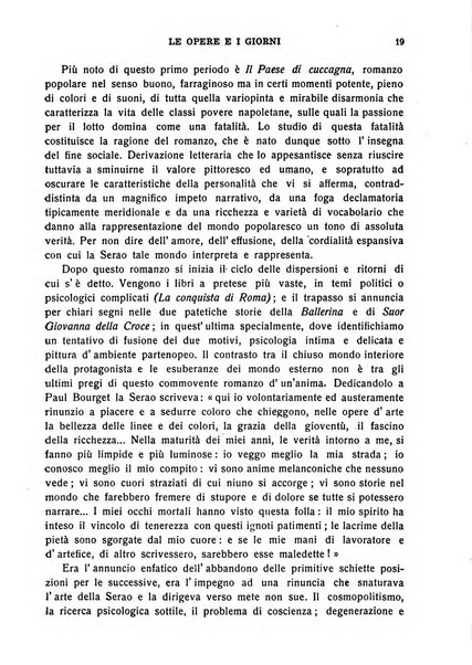 Le opere e i giorni rassegna mensile di politica, lettere, arti, etc