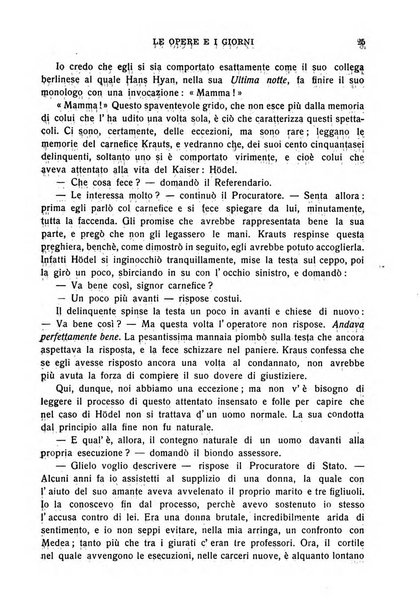 Le opere e i giorni rassegna mensile di politica, lettere, arti, etc