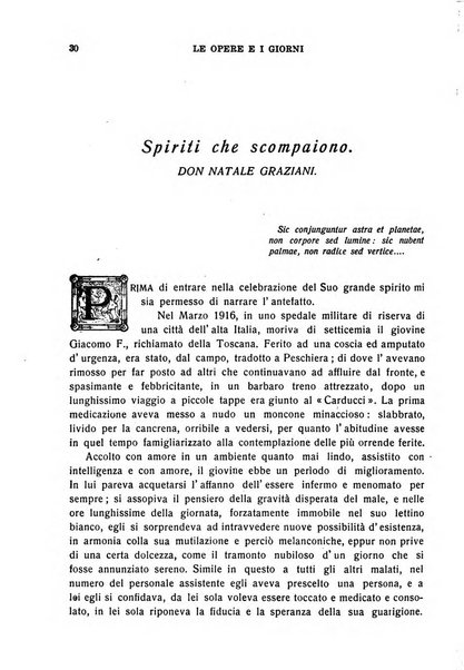 Le opere e i giorni rassegna mensile di politica, lettere, arti, etc