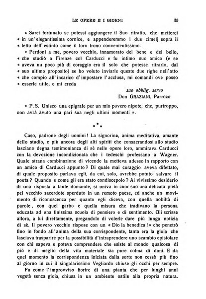 Le opere e i giorni rassegna mensile di politica, lettere, arti, etc