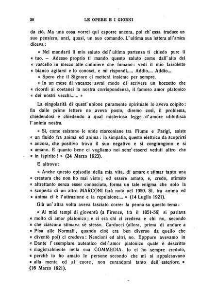 Le opere e i giorni rassegna mensile di politica, lettere, arti, etc