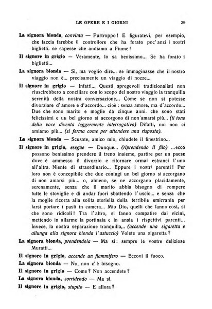 Le opere e i giorni rassegna mensile di politica, lettere, arti, etc