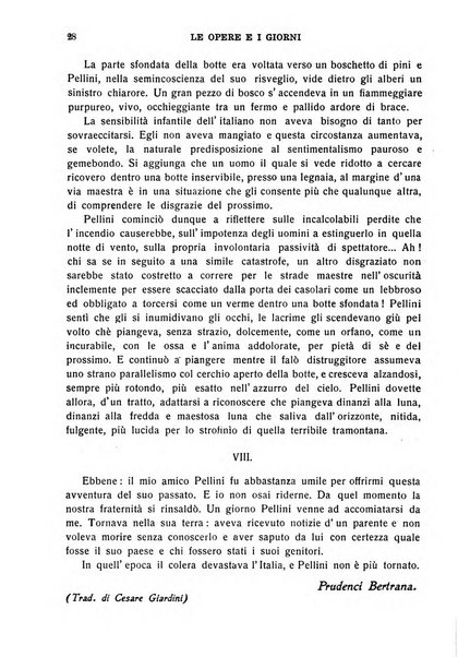 Le opere e i giorni rassegna mensile di politica, lettere, arti, etc