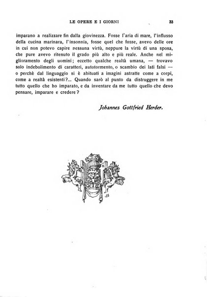 Le opere e i giorni rassegna mensile di politica, lettere, arti, etc