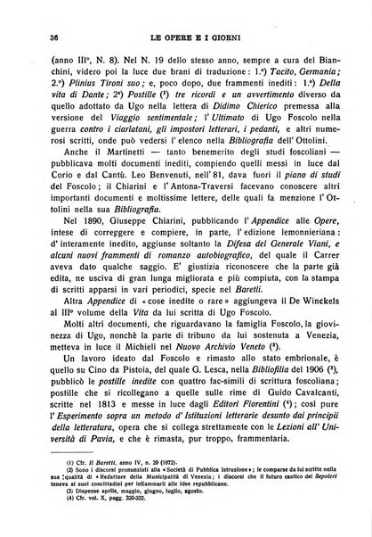 Le opere e i giorni rassegna mensile di politica, lettere, arti, etc