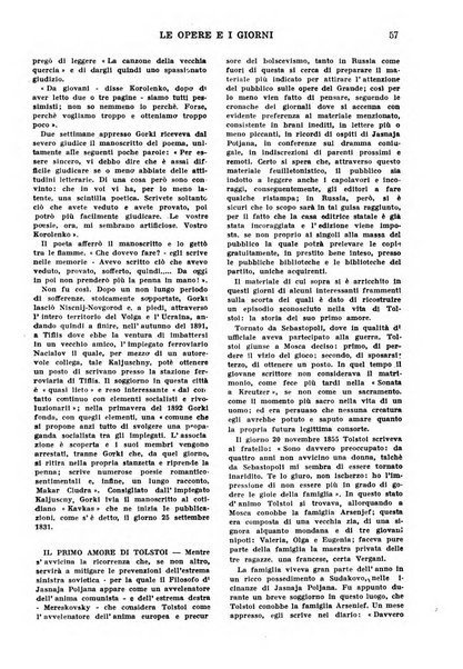 Le opere e i giorni rassegna mensile di politica, lettere, arti, etc