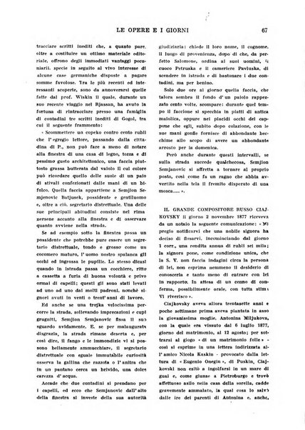 Le opere e i giorni rassegna mensile di politica, lettere, arti, etc