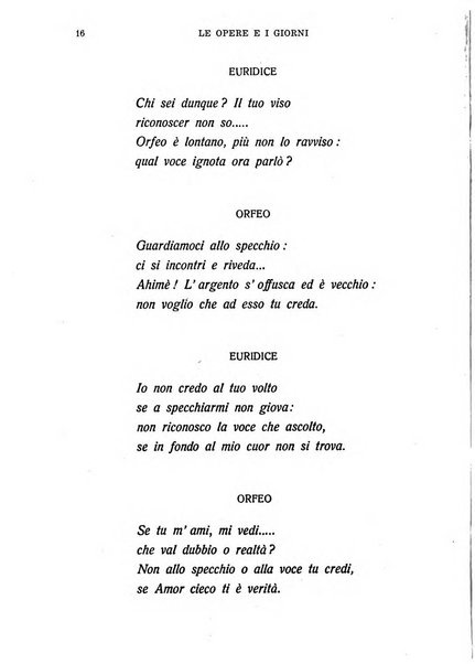 Le opere e i giorni rassegna mensile di politica, lettere, arti, etc