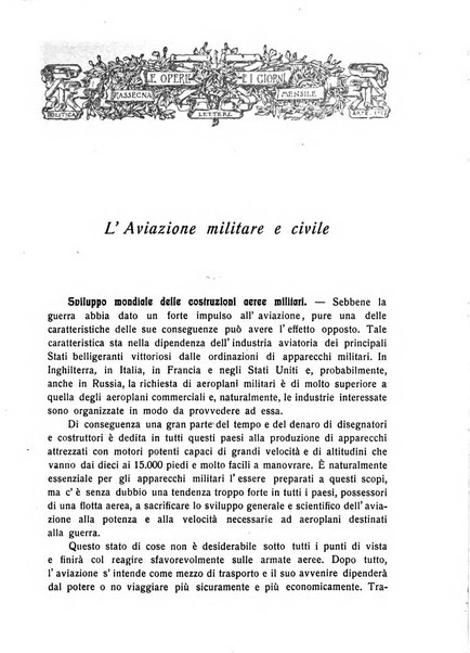 Le opere e i giorni rassegna mensile di politica, lettere, arti, etc