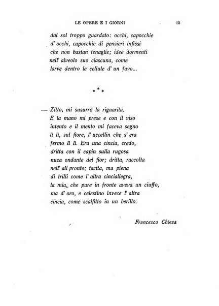 Le opere e i giorni rassegna mensile di politica, lettere, arti, etc