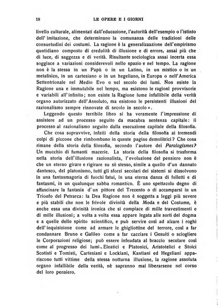 Le opere e i giorni rassegna mensile di politica, lettere, arti, etc