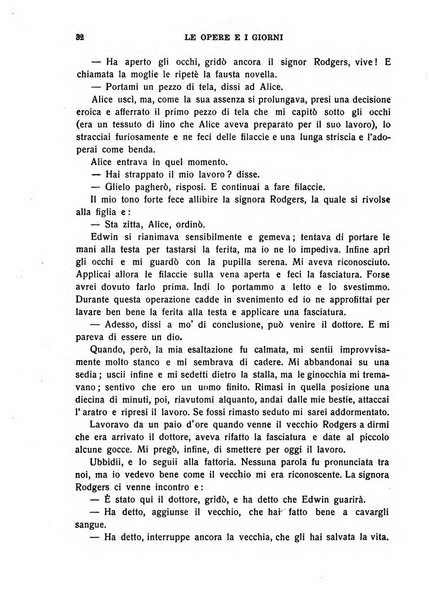 Le opere e i giorni rassegna mensile di politica, lettere, arti, etc