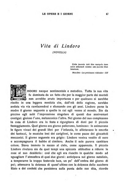 Le opere e i giorni rassegna mensile di politica, lettere, arti, etc