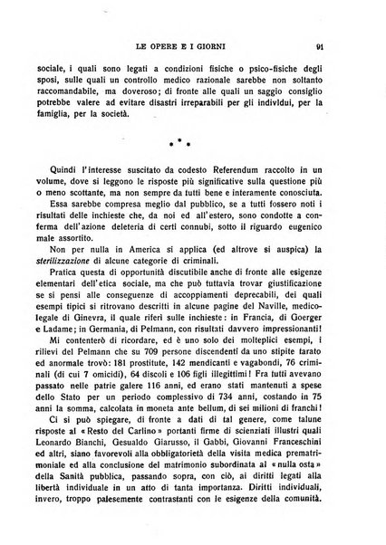 Le opere e i giorni rassegna mensile di politica, lettere, arti, etc