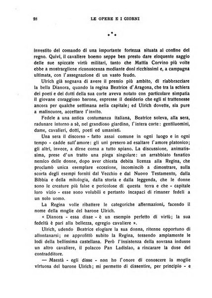 Le opere e i giorni rassegna mensile di politica, lettere, arti, etc