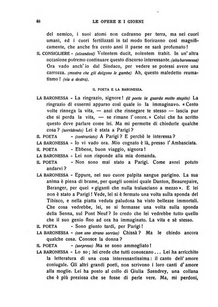 Le opere e i giorni rassegna mensile di politica, lettere, arti, etc