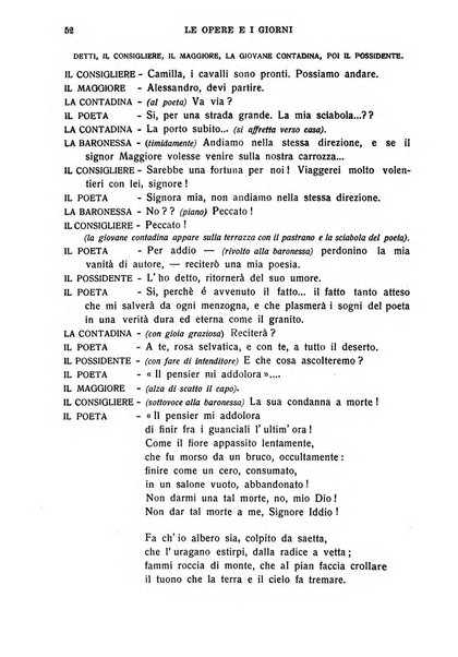 Le opere e i giorni rassegna mensile di politica, lettere, arti, etc